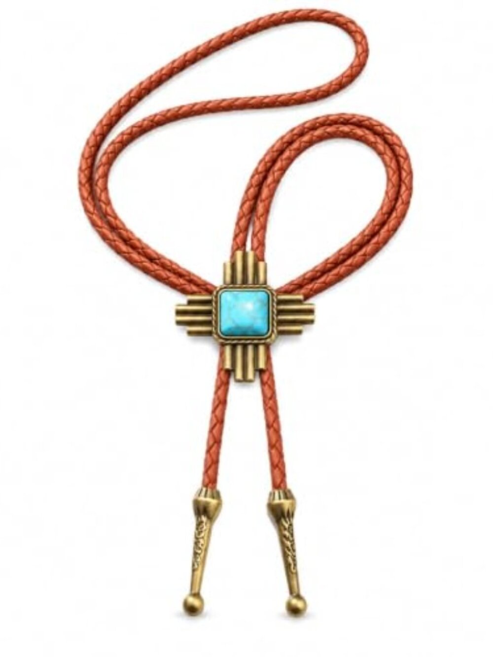 Turquoise Color Bolo Ties Necklace Western Necklace Collection